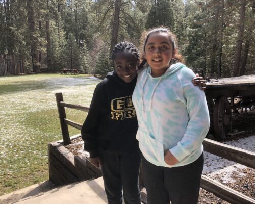 Students having fun at Hume Lake