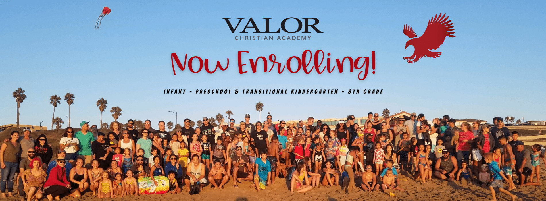 Valor Christian Academy is now enrolling